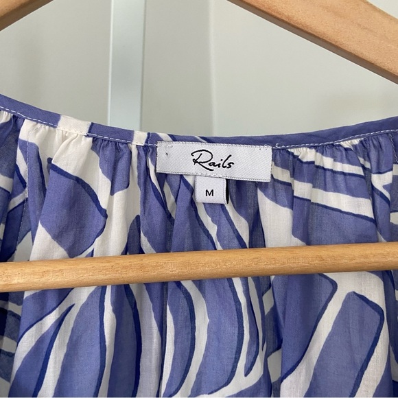 Rails Cotton Katia Crop Top Island Waves size Medium - Picture 4 of 11